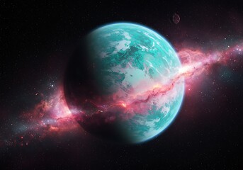 Cosmic Fracture: A Celestial Birth