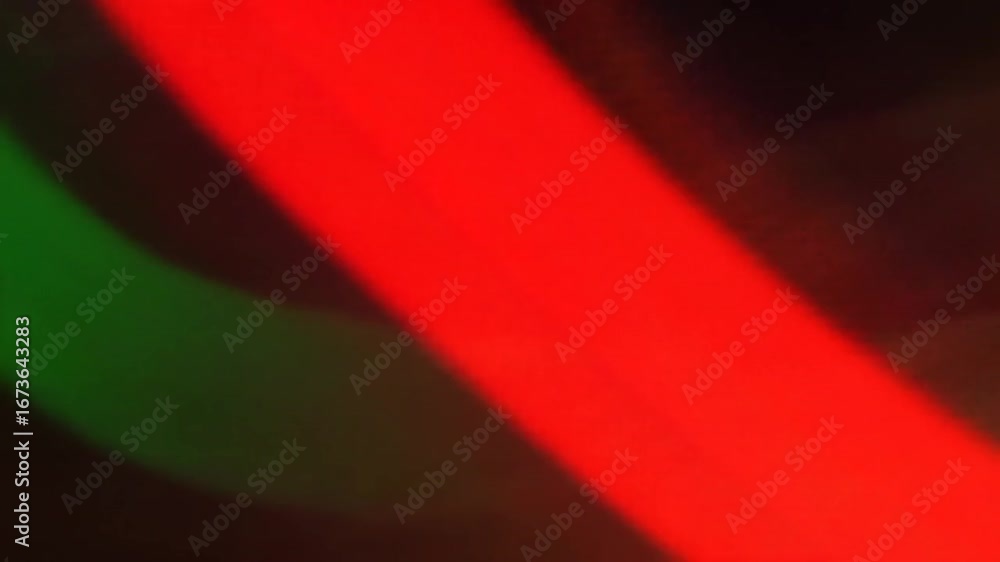 Aufkleber abstract background with curved stripes of red green and blue light creating a dynamic visual patter