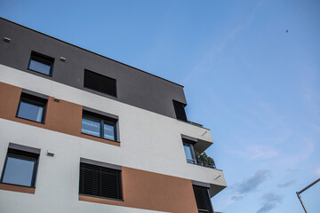 Modern Residential Building with Contemporary Facade