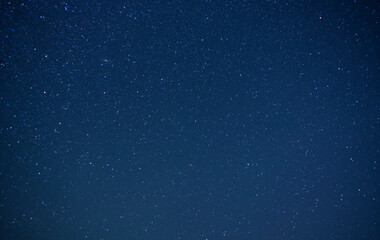 Beautiful bright Milky Way galaxy on the sttary sky.  Night sky astronomical background. 