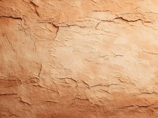 Fototapeta premium rustic clay wall with micro cracks, warm earthy tone, minimal texture,