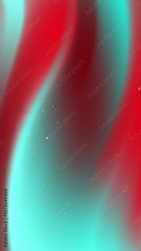 Poster abstract fusion of turquoise and red swirls, creating a vibrant pattern. suitable for backgrounds, d