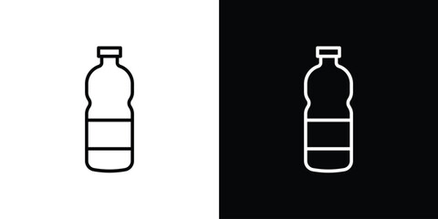 Water bottle icon Illustration. Vector Graphic. EPS 10
