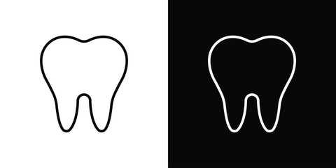 Tooth icon Illustration. Vector Graphic. EPS 10