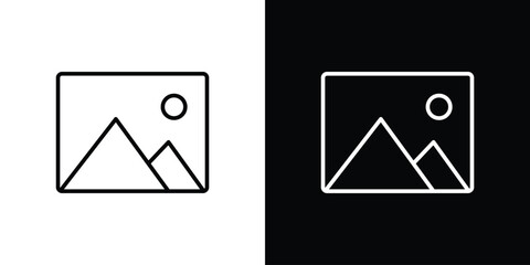 Picture icon Illustration. Vector Graphic. EPS 10