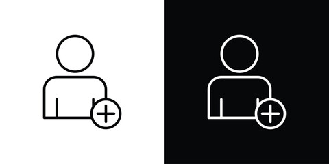 New account icon Illustration. Vector Graphic. EPS 10