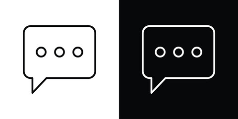 Message icon Illustration. Vector Graphic. EPS 10