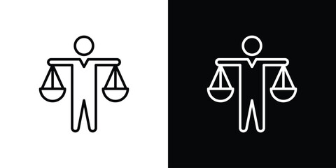 Ethics icon Illustration. Vector Graphic. EPS 10