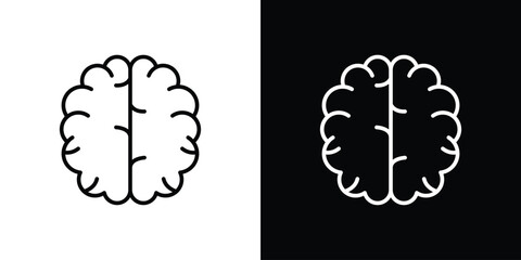 Brain icon Illustration. Vector Graphic. EPS 10