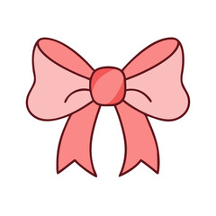 Download this cute pink bow vector illustration for free for your designs and projects today