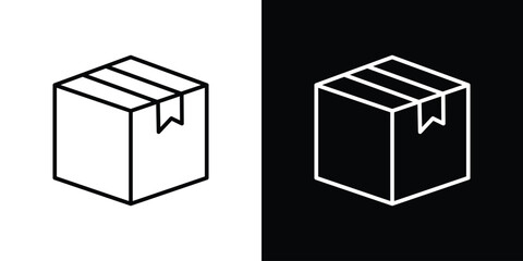 Box icon Illustration. Vector Graphic. EPS 10