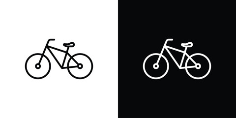 Bicycle icon Illustration. Vector Graphic. EPS 10