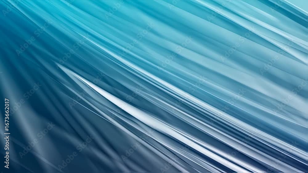 Poster smoothly flowing diagonal blue light streaks in a dynamic abstract motion background