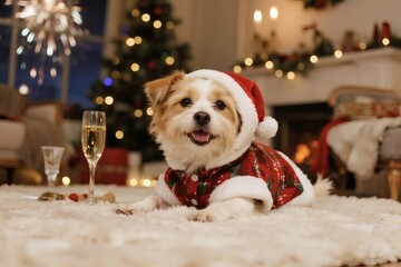 Holiday Festive Celebration of Christmas and New Year