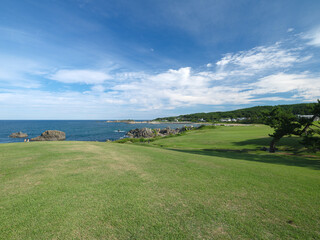 風光明媚な種差海岸の景色 - 三陸復興国立公園