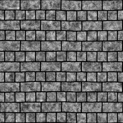 Brick background. Grunge filter. Monochrome particles abstract for wallpaper or background copy mask for photo editor.