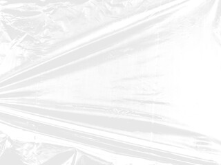 Wrinkled Shiny Plastic Film Texture, Glossy Transparent Overlay Background, High Resolution Distressed Wrap Effect