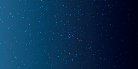 Abstract dark background with glowing blue dots concept. Modern and futuristic background concept. Vector illustration.