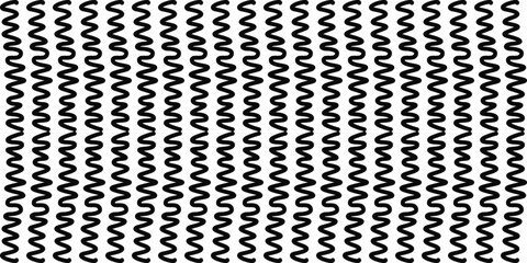 Wavy, zigzag, waving, criss-cross lines seamless pattern, texture, background. Stock vector illustration, clip-art graphics