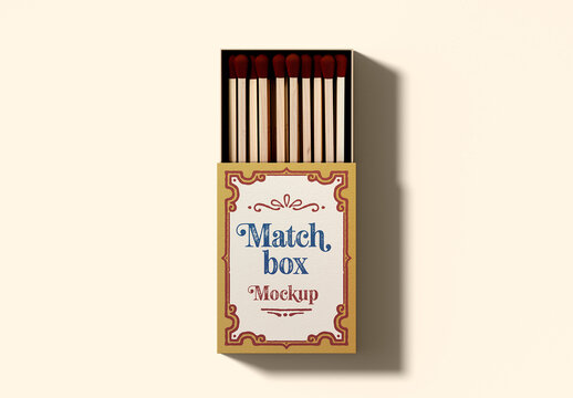 Matchbox Top View Mockup