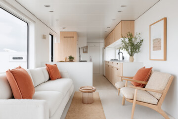 Fototapeta premium imagine innovative apartment where interior transforms every three months