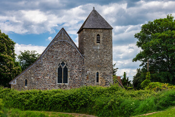 The church of St Margaret of Antioch in Lower Halstow near Sittingbourne in Kent, England