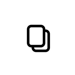 Copy outline icon