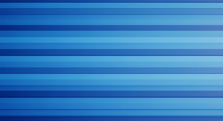 Fototapeta premium Abstract Blue Horizontal Stripes Background.