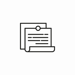 note pin reminder icon sign vector