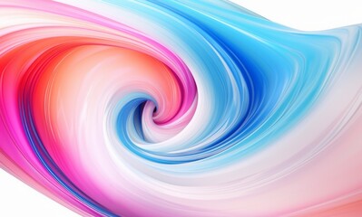 Fluid Abstract 3D Splash in Vivid Multicolor. Colorful liquid splash creating a dynamic wave effect in bright tones