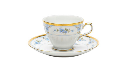 elegant porcelain teacup and saucer a serene moment of tranquility and sophistication