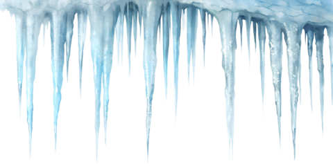 Stunning collection of icicles hanging delicately on a bright white background icicles, winter, cold, frost, ice, water, freeze, delicate, hanging, nature, seasonal, clear, sharp, shapes, drip, beauty