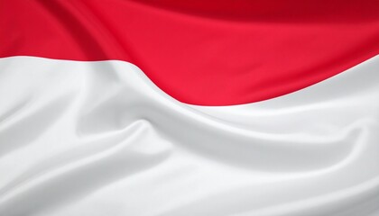 Obraz premium Indonesia flag with red over white horizontal bands.