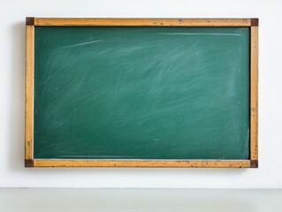 Empty green chalkboard (1)