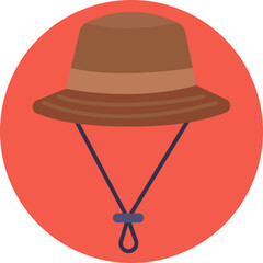 A wide-brimmed hat designed to protect from sun and heat in desert environments.