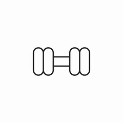 Obraz premium dumbbell for workout icon sign vector