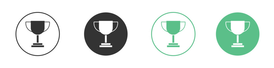 Trophy icon for design and web.