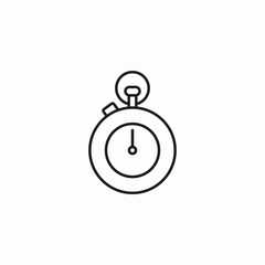 stopwatch timer icon icon sign vector