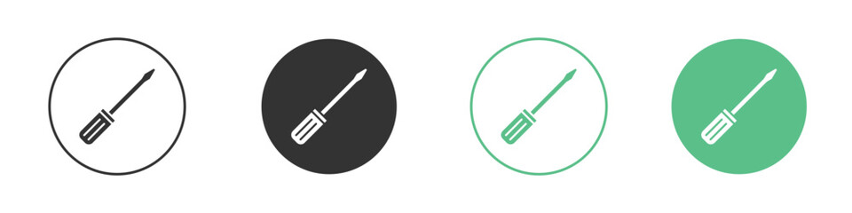 Screwdriver icon for design and web.