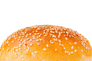 Freshly baked sesame seed bun perfect for sandwiches or burgers