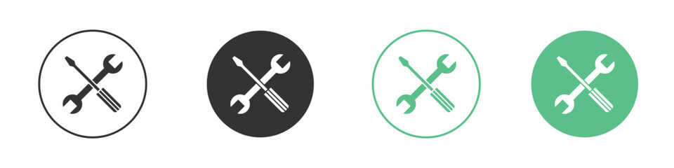 Repair icon for design and web.