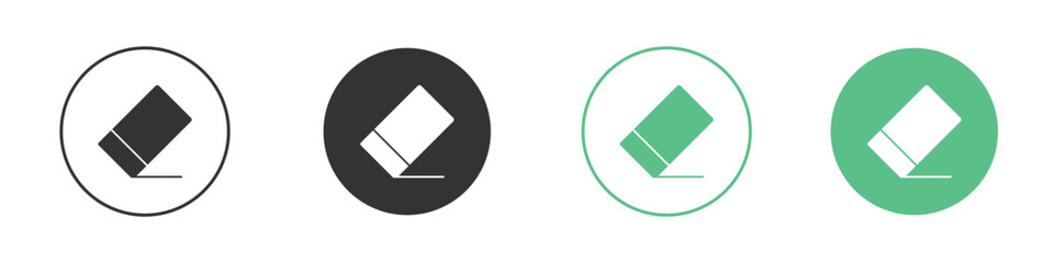 Eraser icon for design and web.