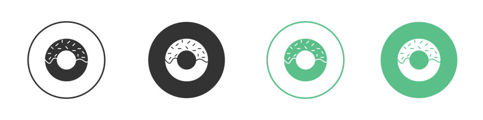 Donut icon for design and web.