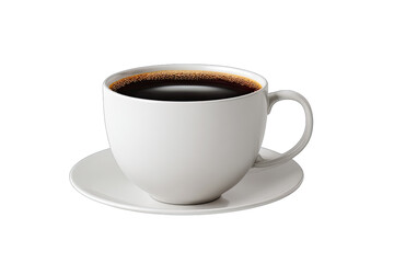 Obraz premium coffee cup isolated on white background hot drink concept