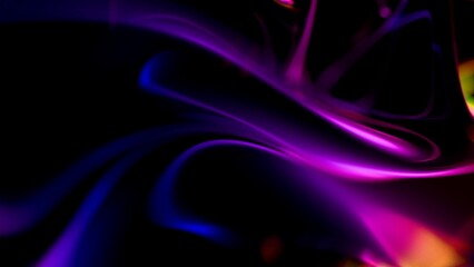 Abstract Colorful Waves Background