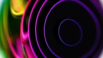 Colorful Abstract Spiral Patterns