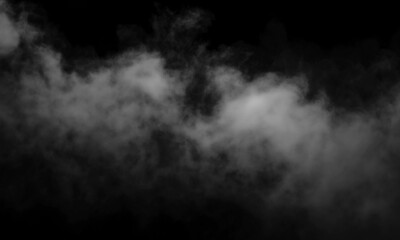 Wisps of ethereal smoke gracefully dance and swirl against a deep black background, creating a mysterious and atmospheric visual effect.