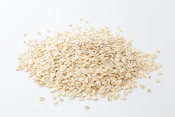 押麦　白バック