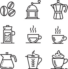 Beans, Brewing Equipment, Cups, and Caf&eacute; Lifestyle