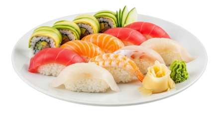 sushi platter a rainbow of flavors, exquisite japanese cuisine